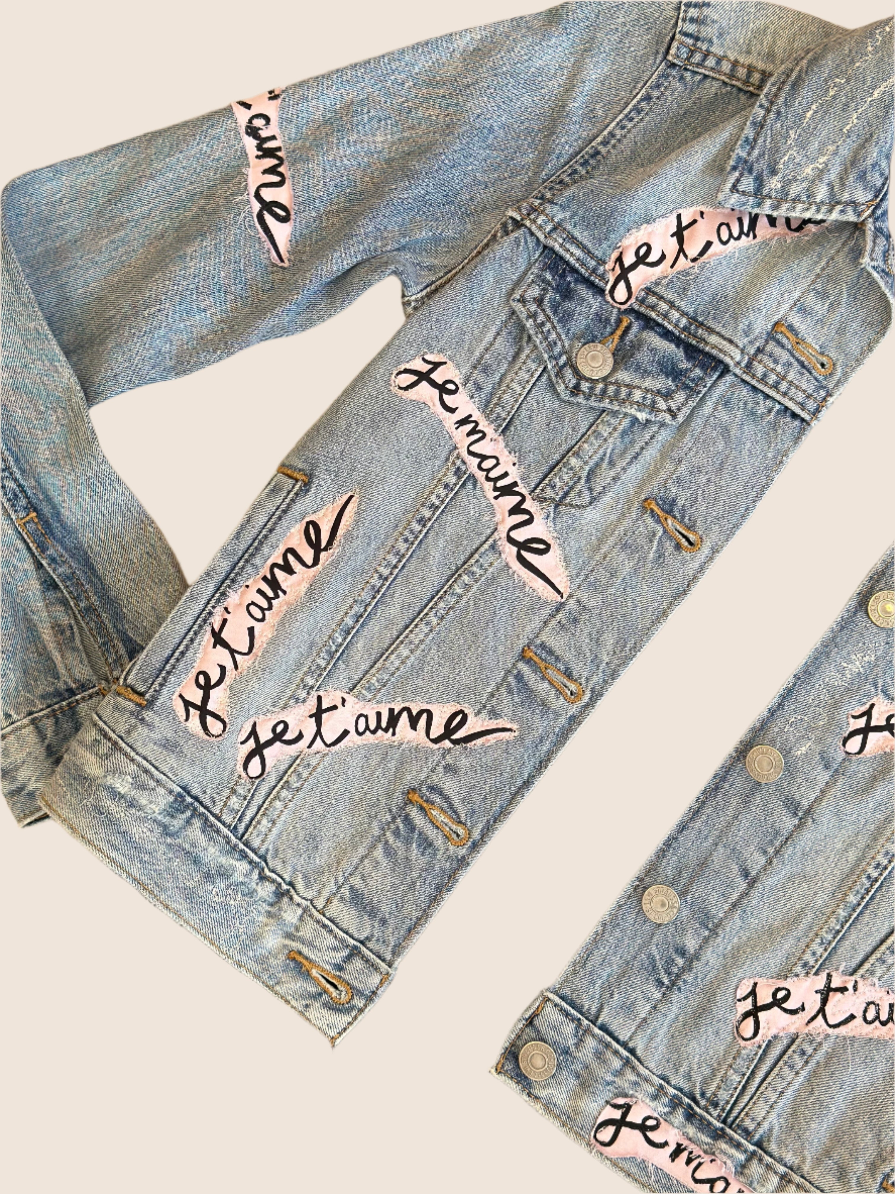I Love You Denim Jacket