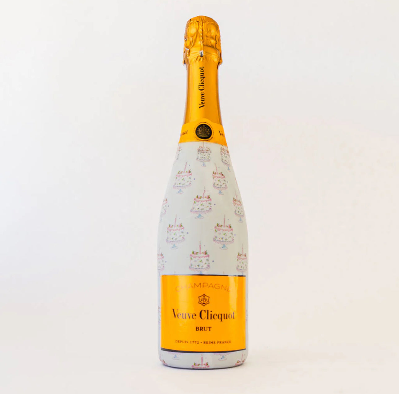 Beau Bottles Wrap Veuve Grandmillenial Pastel Birthday Cakes