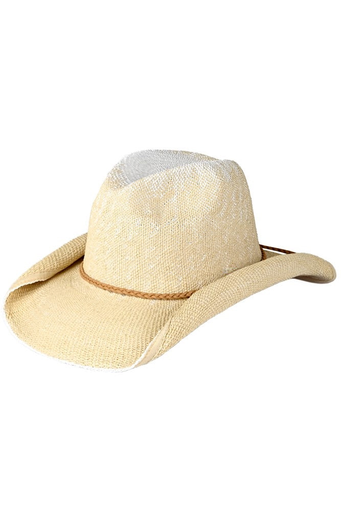 Ombre Rolled Up Edge Cowboy Hat