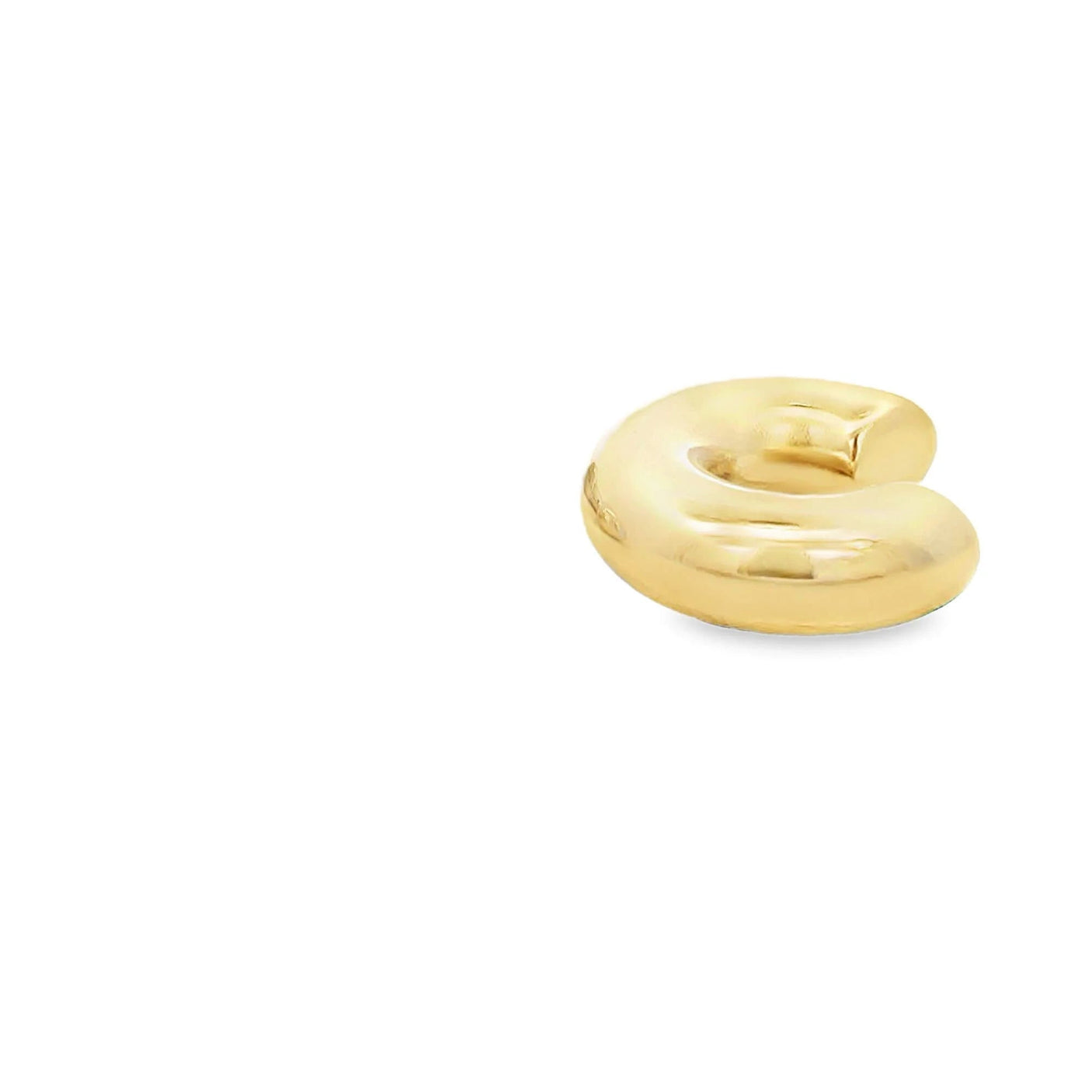 Thick Chunky Round 18K Gold Filled Ear Cuff