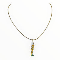 Gold Sardine Necklace