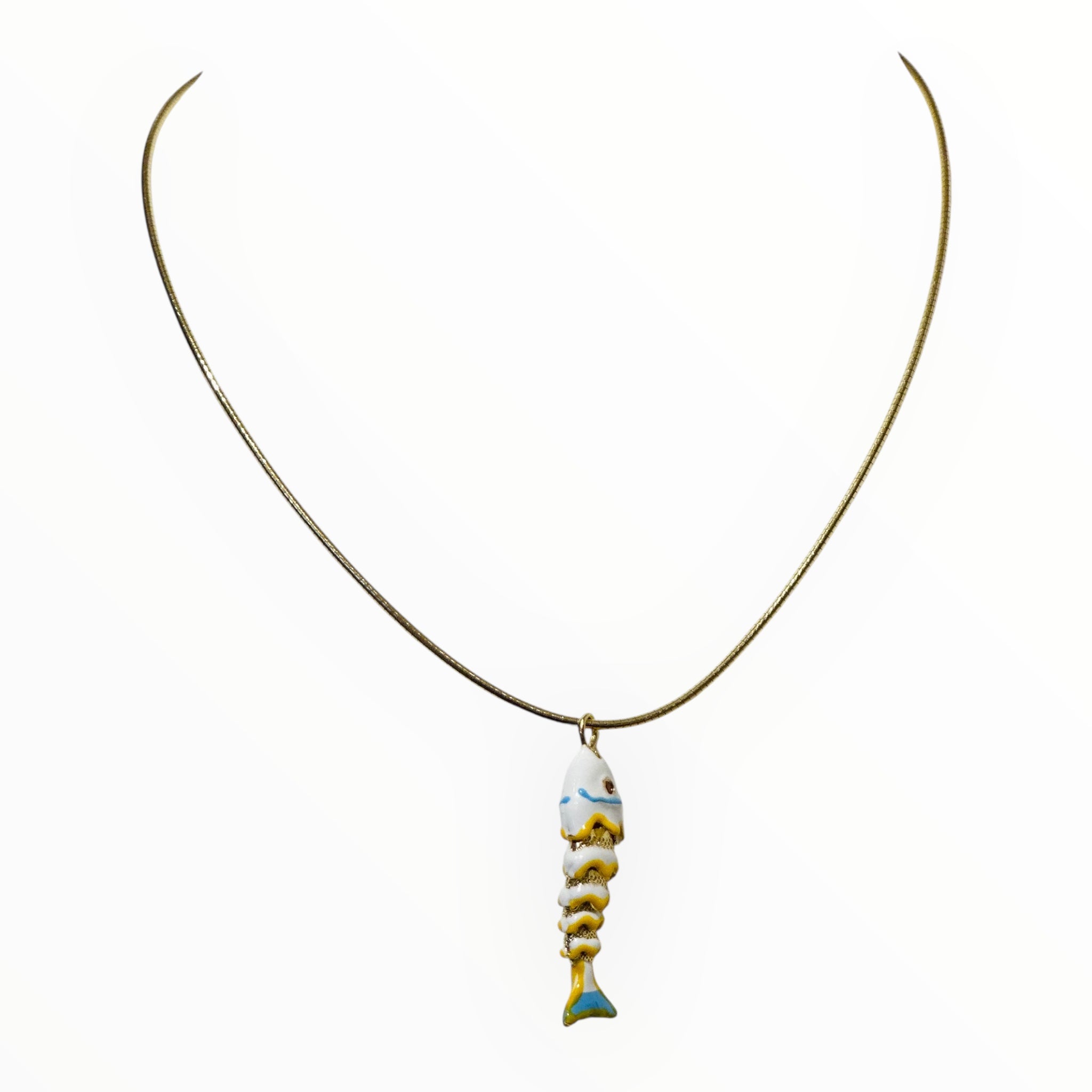 Gold Sardine Necklace
