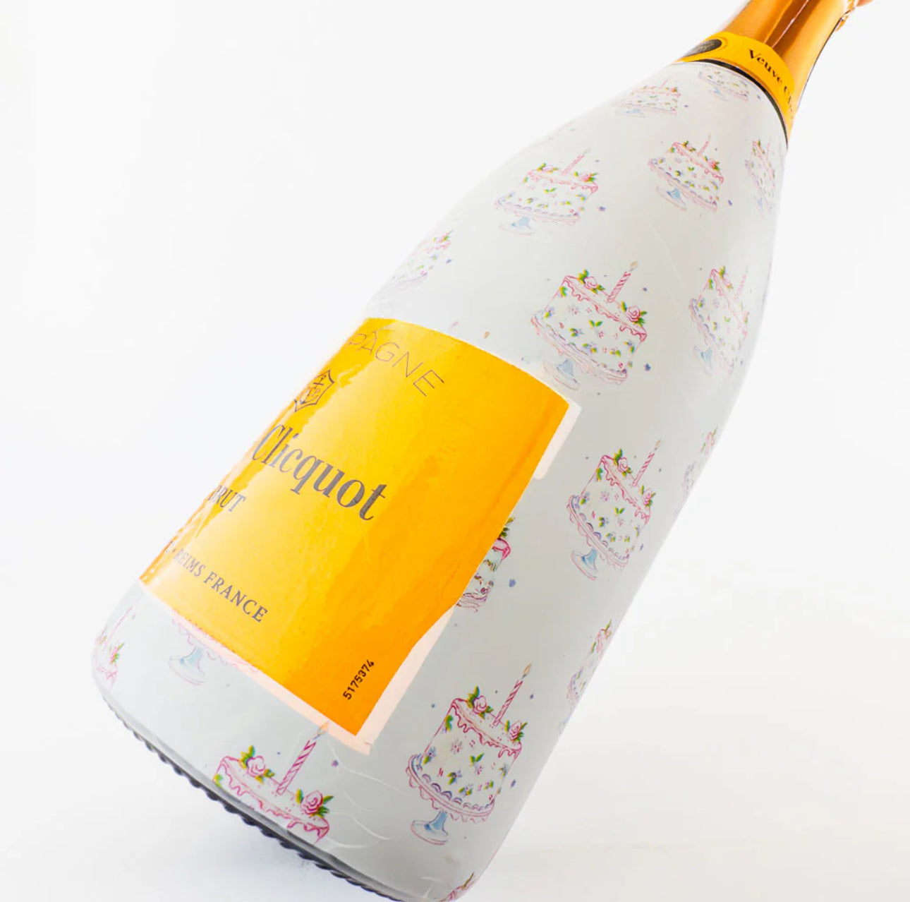 Beau Bottles Wrap Veuve Grandmillenial Pastel Birthday Cakes
