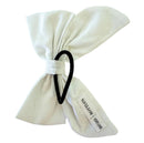 Beau Bottles White Linen Champagne Bottle Bow