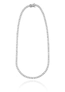 4mm CZ 18K Gold Filled Tennis Necklace
