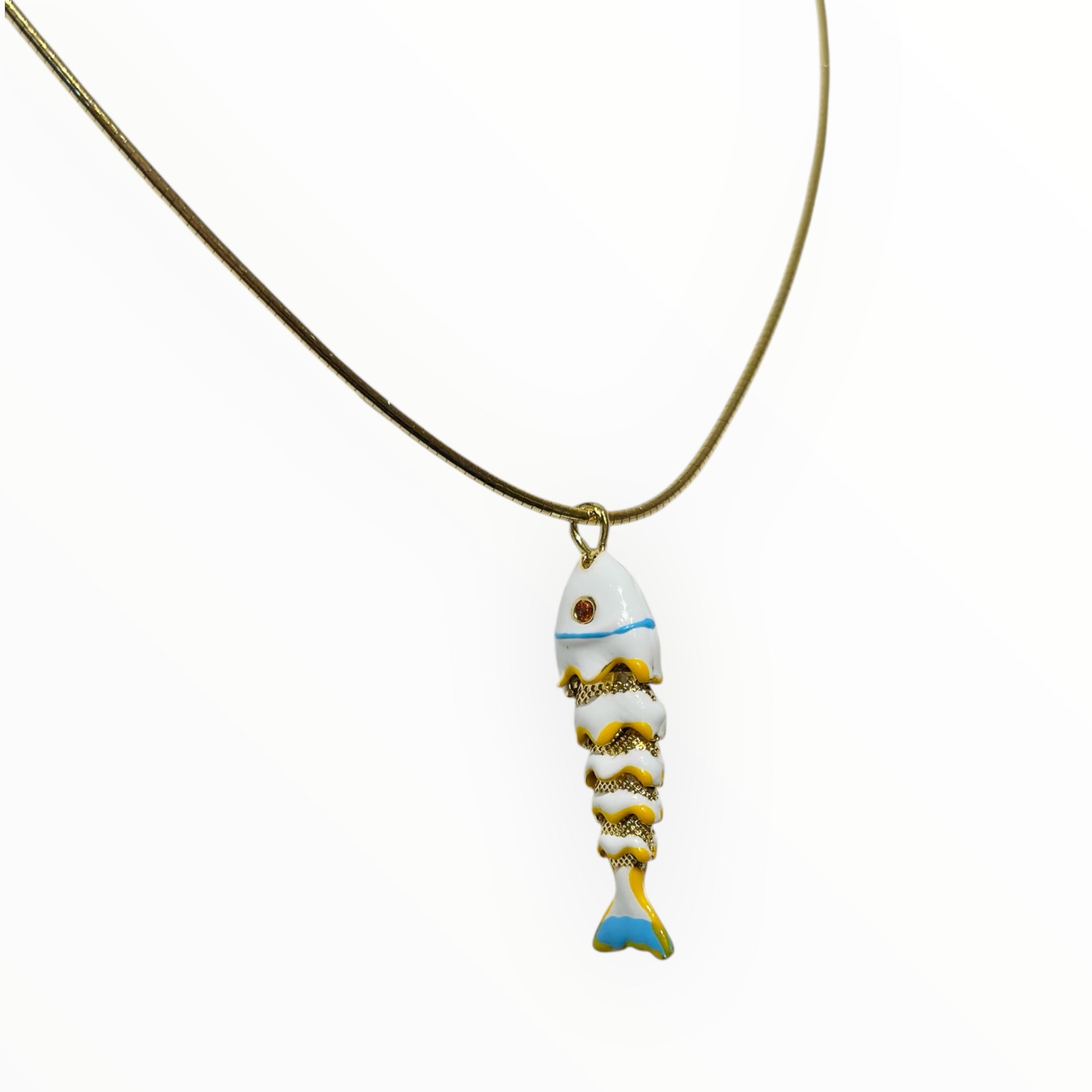 Gold Sardine Necklace