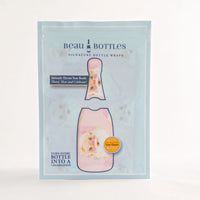 Beau Bottles Wrap Limited Edition Watercolor Pink Santa