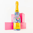 Beau Bottles Wrap Veuve Preppy Happy Birthday Brushed Presents