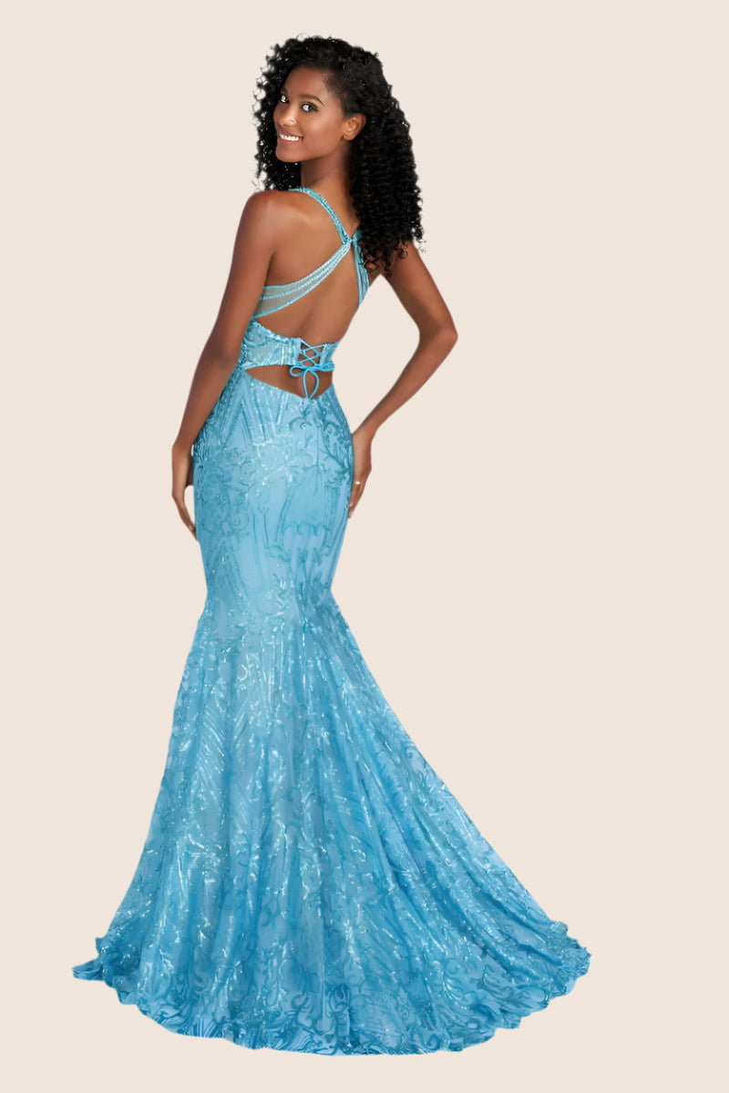Lila Evening Gown