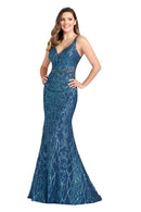 Lila Evening Gown