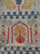 Dalia Short Sleeve Embroidered Denim jacket