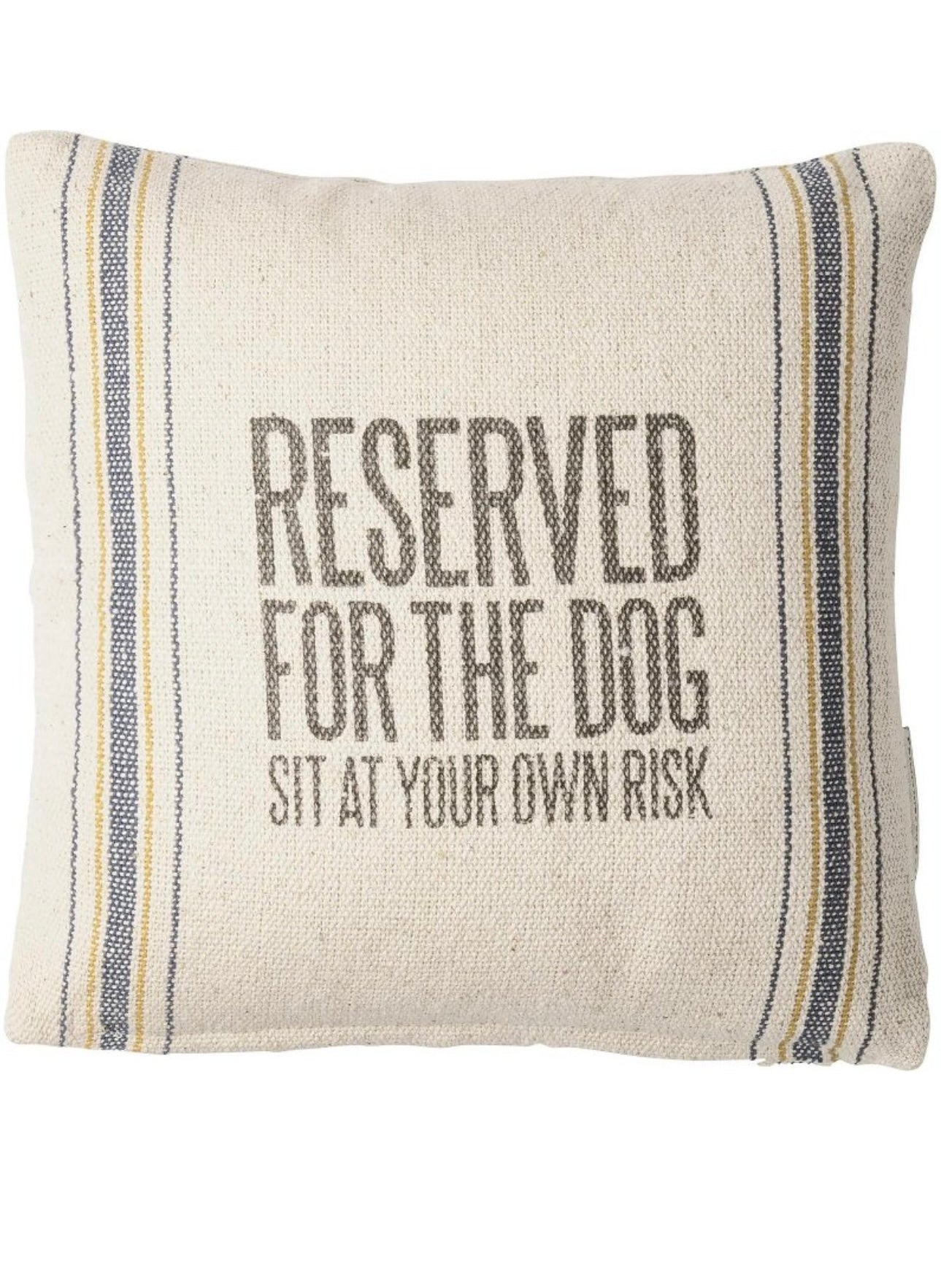 RESERVED FOR THE DOG PILLOW