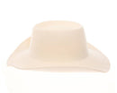 Ivory White Wool Western Women's Gambler Cowboy Hat