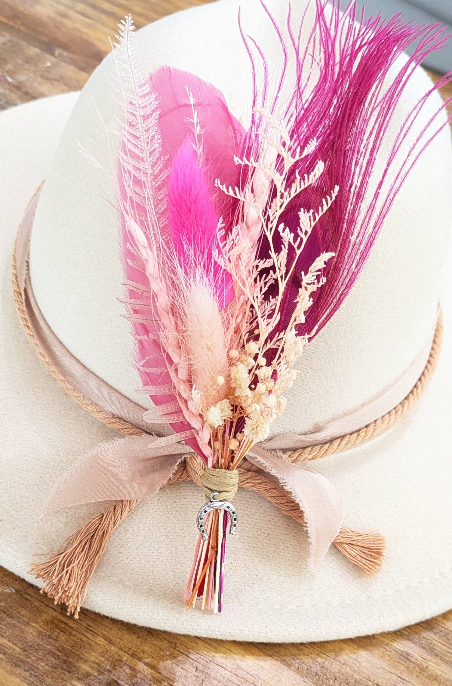 BrimBud Pink Pony Club Western Hat Pin
