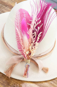 BrimBud Pink Pony Club Western Hat Pin
