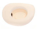 Ivory White Wool Western Women's Gambler Cowboy Hat