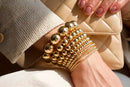 Stretchy Bead 18K Gold Filled Bracelet