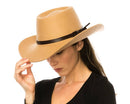 Australian Wool Gambler Hat – Camel - Hat Bar Blank Hats: Camel