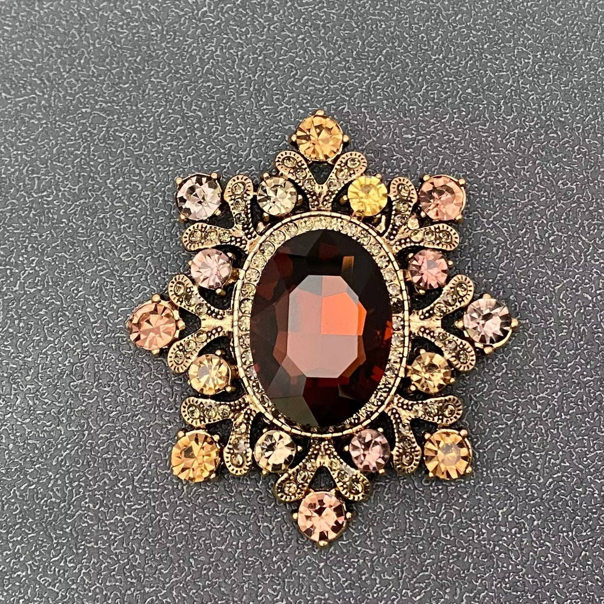 The Cognac Statement Brooch