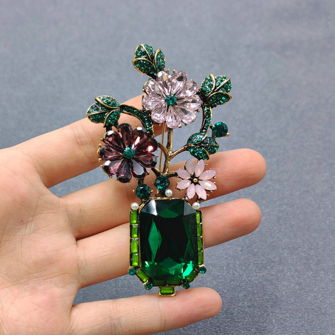 The Jewel Garden Brooch