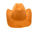 Cattleman Cowboy-Cowgirl Hat - Vegan Suede - Many Colors!: Black