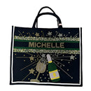 Personalized Beaded Tote Bags