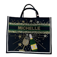 Personalized Beaded Tote Bags